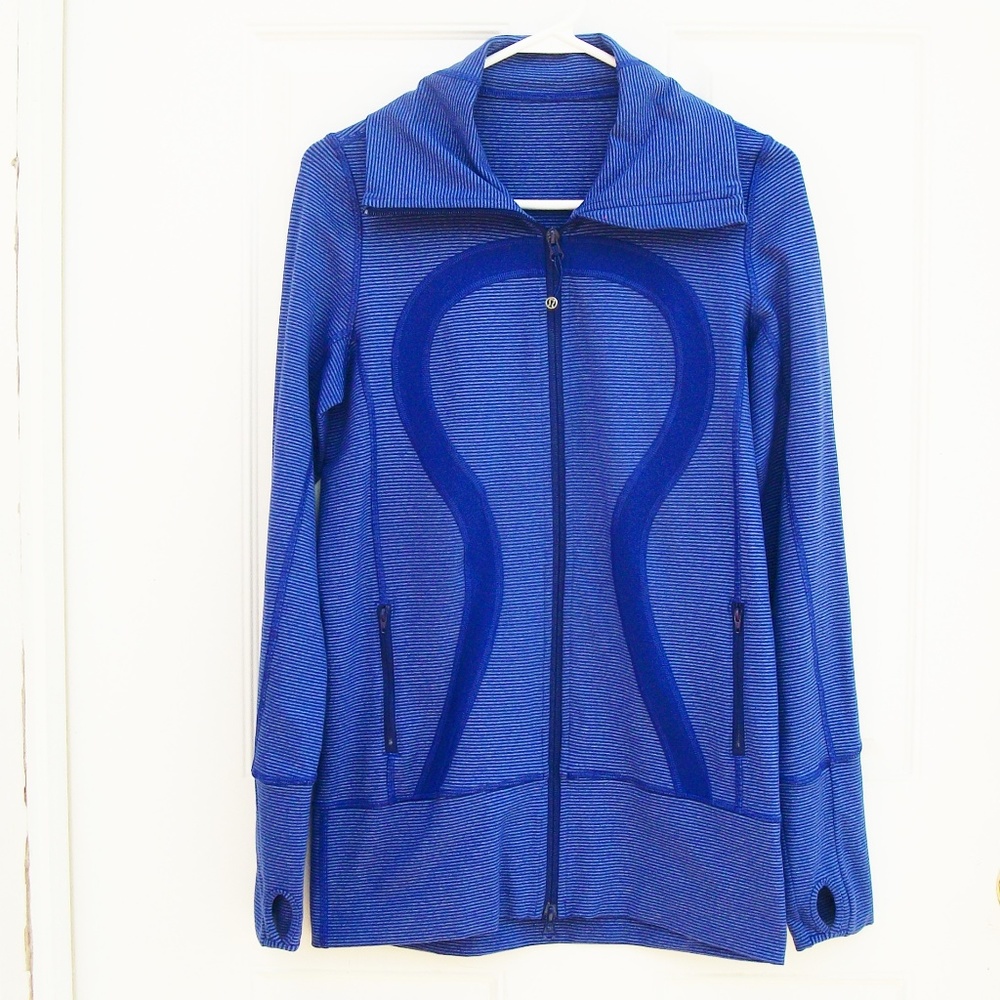 Lululemon Tonka Stripe Pigment Yoga Jacket Size 6